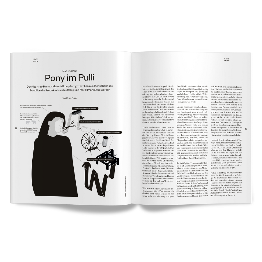 enorm Magazin Mission Artenrettung Innenansicht
