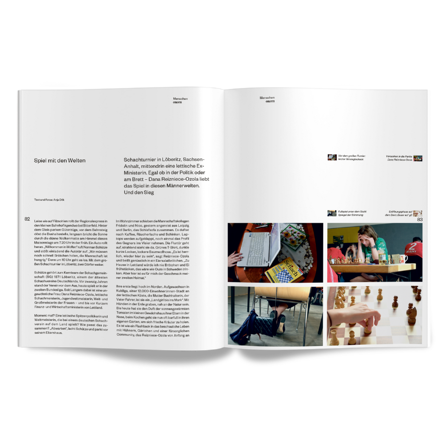 enorm Magazin Mission Artenrettung Innenansicht
