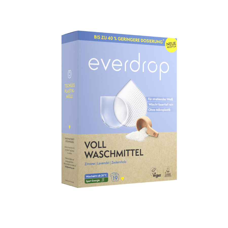 everdrop Vollwaschmittel Verpackung von vorne