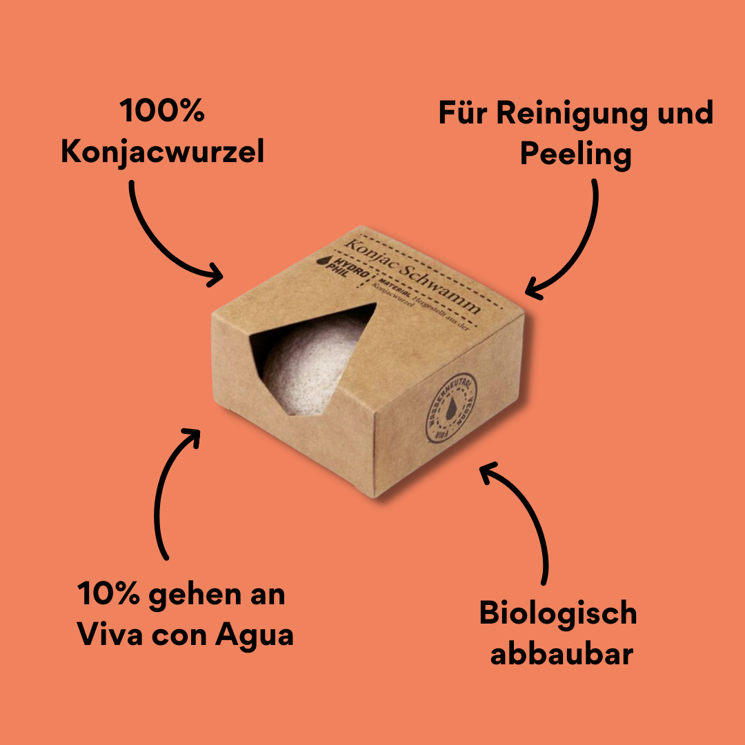 Schwamm mit Verpackung mit Impact