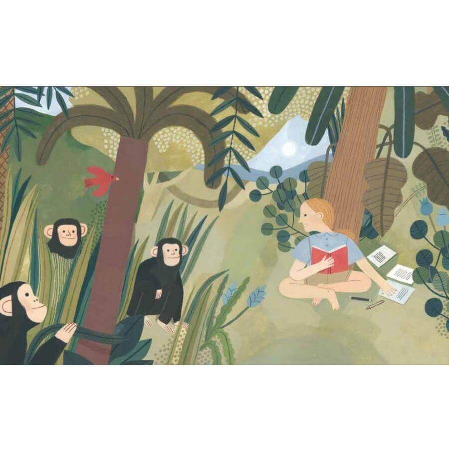 Little People Big Dreams Pappbilderbuch Jane im Wald