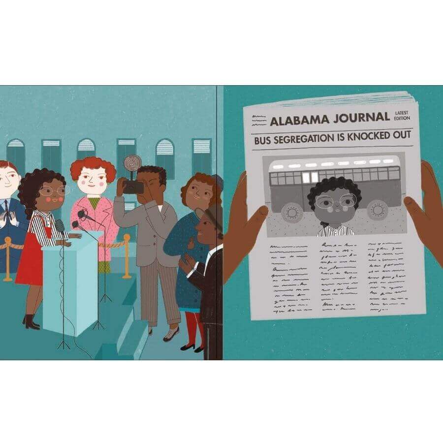 Little People Big Dreams Pappbilderbuch Rosa in der Zeitung