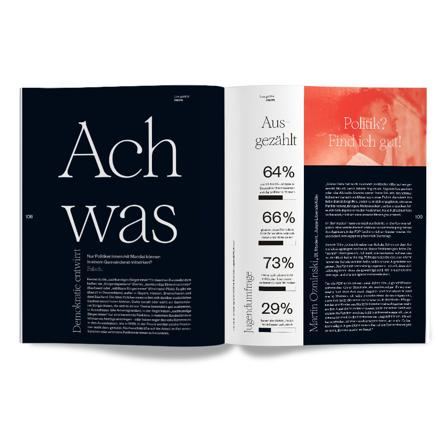 enorm Magazin Die neuen Sattmacher Innenansicht S. 108