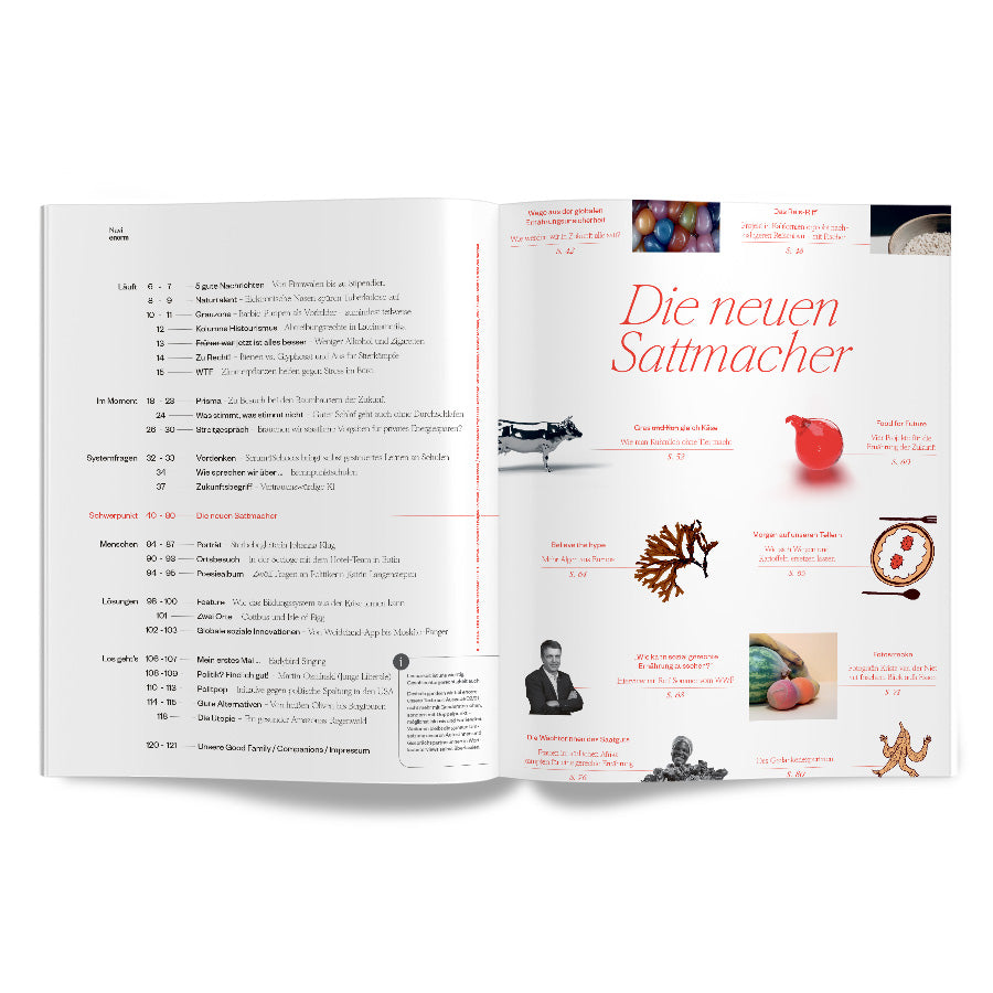 enorm Magazin Die neuen Sattmacher Innenansicht S. 4