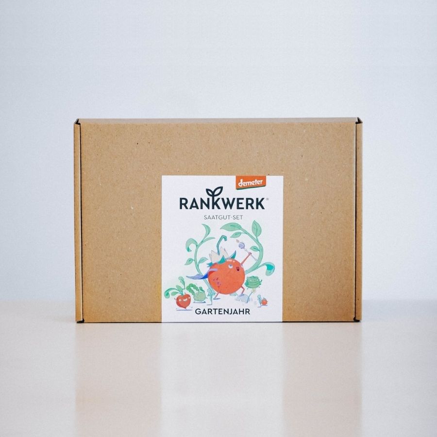 Saatgut Box Gartenjahr Verpackung