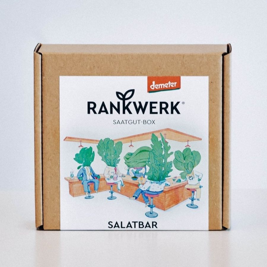 Saatgut Box Salatbar Verpackung