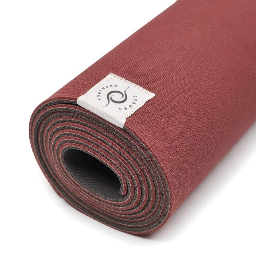 Rote Ocean Mat von der Seite