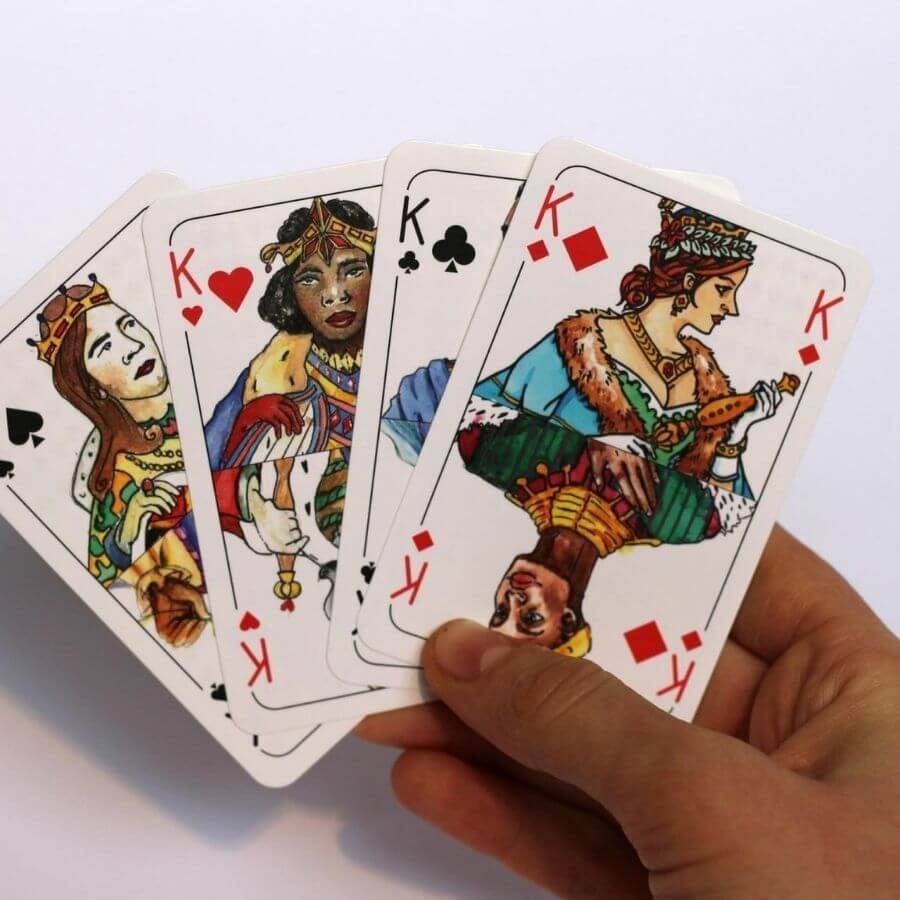Spielkarten - Komplettes Deck (Bube, Dame, König*in)