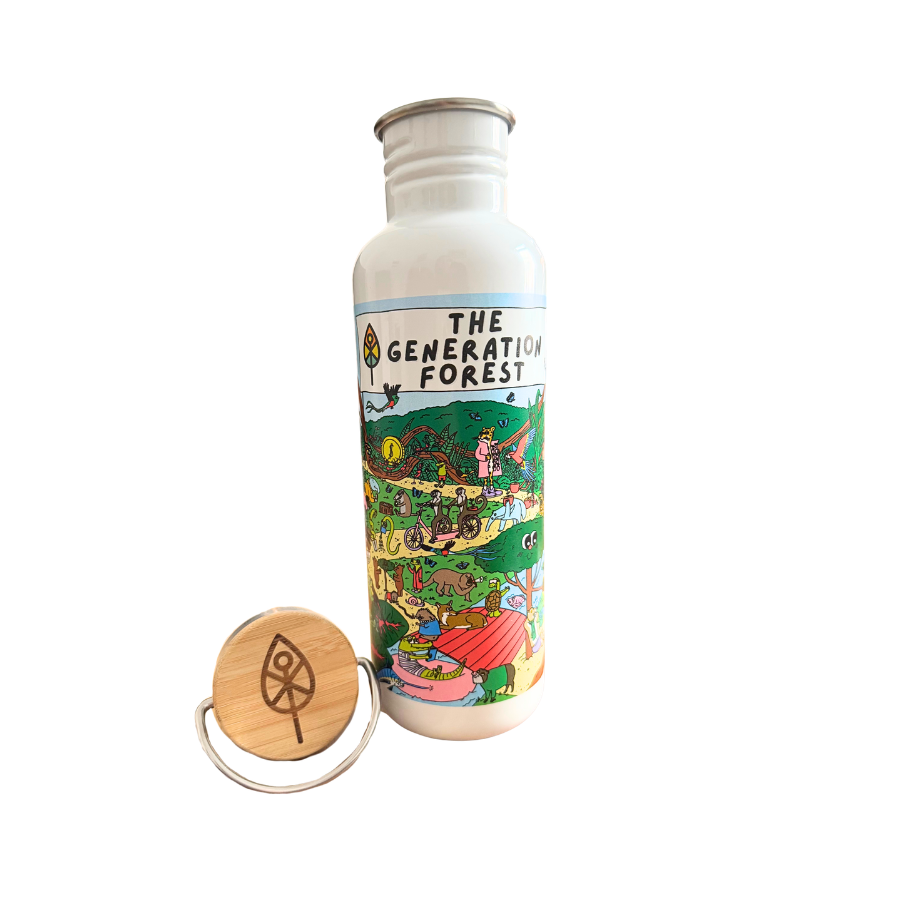 Edelstahl Trinkflasche (Verschiedene Designs)