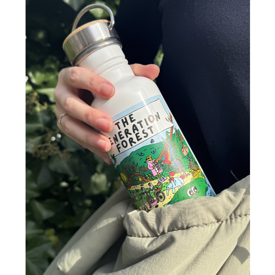 Edelstahl Trinkflasche (Verschiedene Designs)