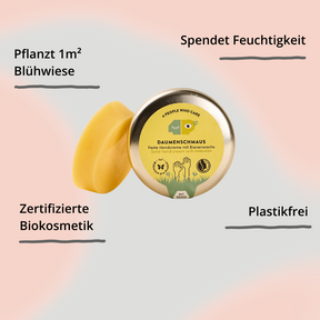 Bienenwachs Handcreme (fest) - Daumenschmaus Dose mit Impact
