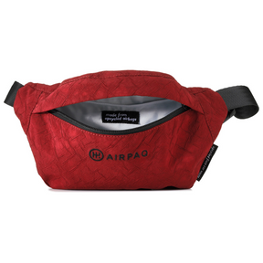 Airpaq Hip Baq Rot von vorne, geöffnet