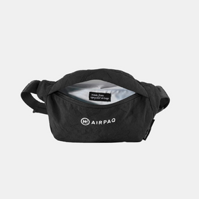 Airpaq Hip Baq Schwarz von vorne und offen