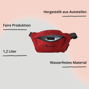 Airpaq Bauchtasche von vorn mit Impact