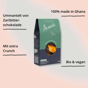 Dipped Mango in dunkler Schokolade von Amanase mit Impact