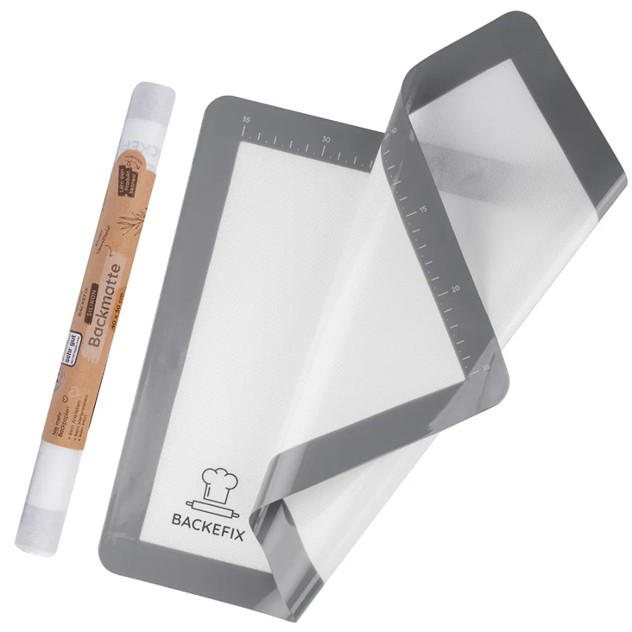 Silikon Backmatte (verschied. Größen) von Backefix – Rolle und Matte