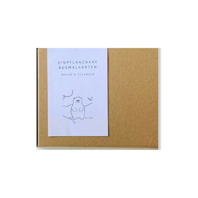Einpflanzbarer Ausmalkarten von BlühWerk – Verpackung