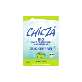 Chicza zuckerfreier Kaugummi Limone – 12 Stück