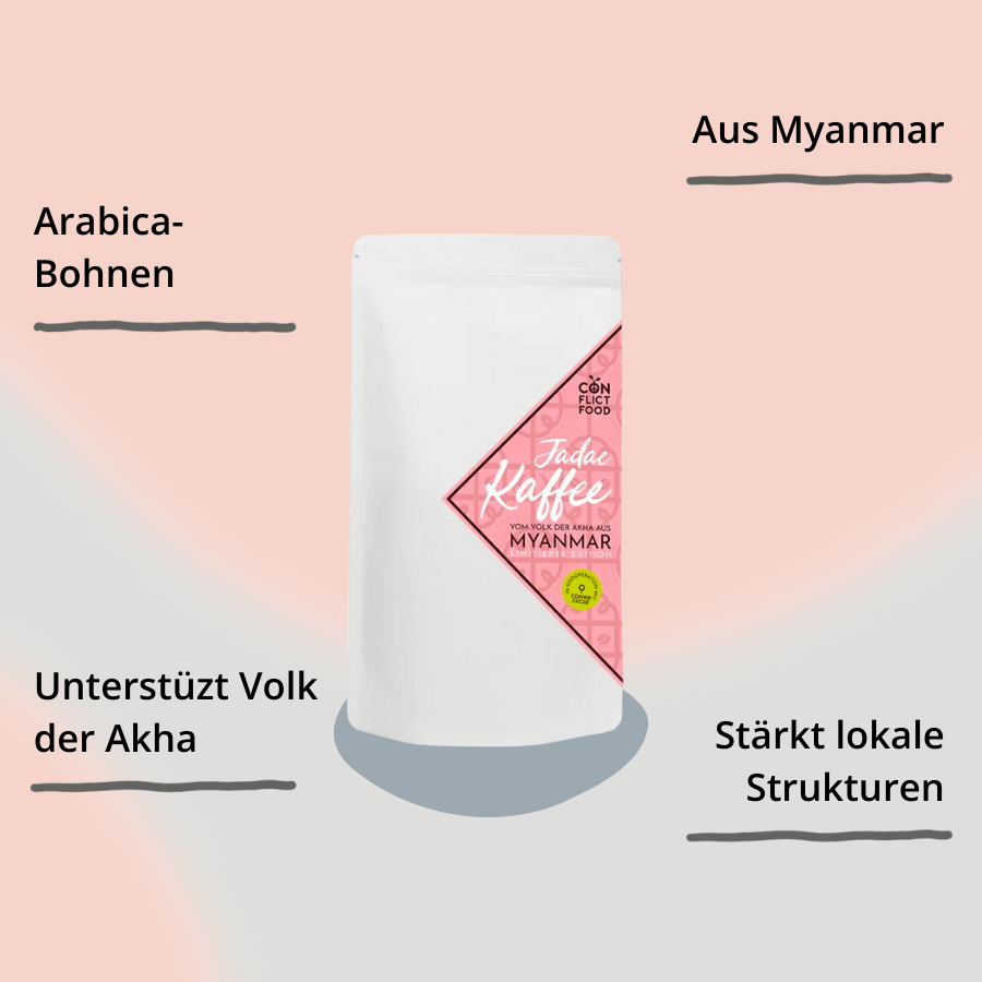 Jadae Kaffee ganze Bohnen mit Impact