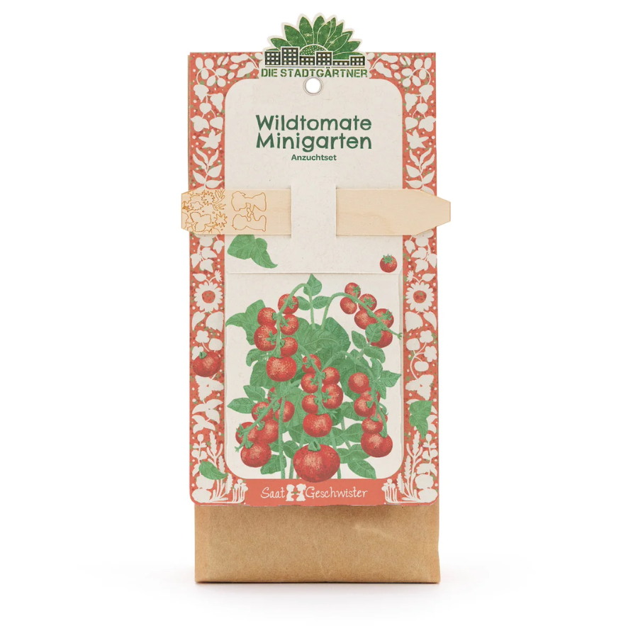 Minigarten – Wildtomaten von Die Stadtgärtner – Verpackung von vorne