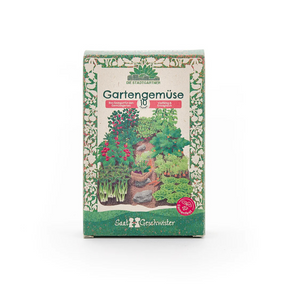 Saatgut-Set Gartengemüse von Die Stadtgärtner – Verpackung