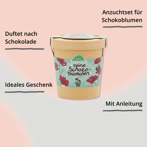 Schokoblumen im Becher von Die Stadtgärtner mit Impact
