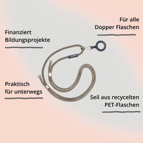 Dopper Kordel Sandy Black mit Impact