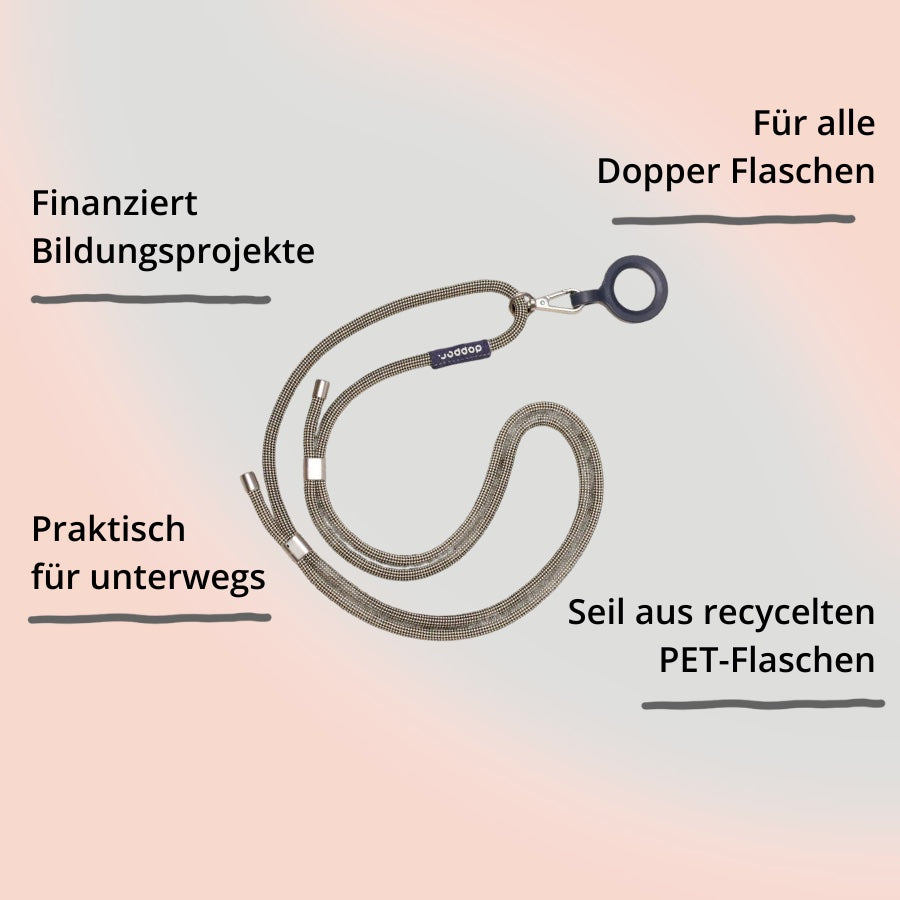 Dopper Kordel Sandy Black mit Impact