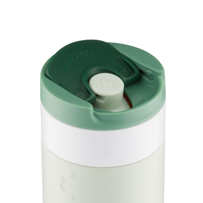 Travel Mug 300 ml – Forest Green, Deckel von Oben
