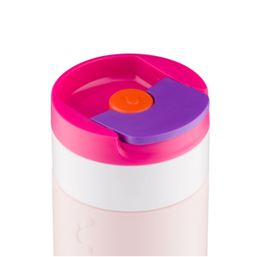Travel Mug 300 ml – Berry Pink, Deckel von Oben