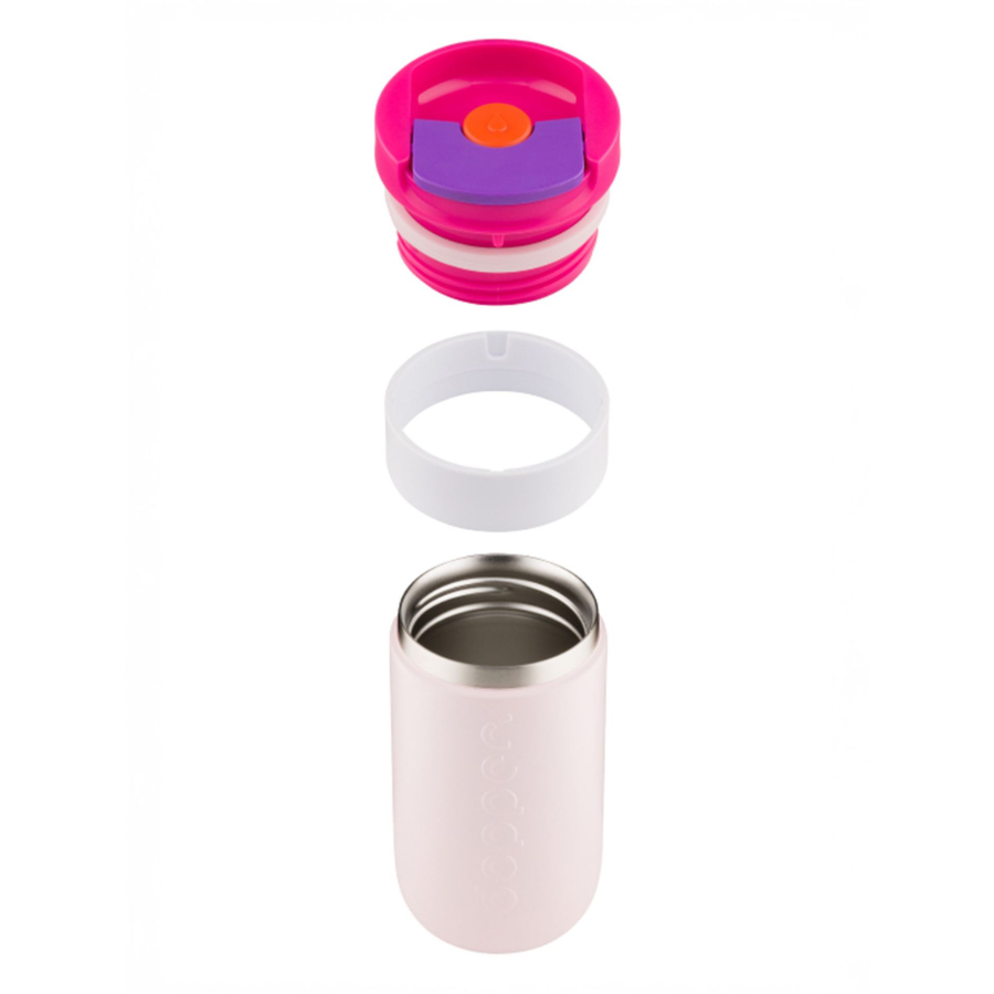 Travel Mug 300 ml – Berry Pink, Einzelteile