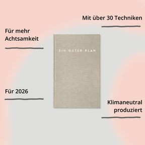 Achtsamkeitsplaner – Ein guter Plan 2026 Natur mit Impact