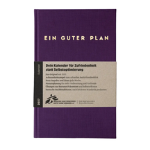 Achtsamkeitsplaner – Ein guter Plan 2027 Violett