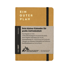 Achtsamkeitsplaner – Ein guter Plan 2027 Mini Bernstein