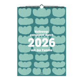 Familienkalender »Halbwegs entspannt durch 2026 mit der Familie« von Ein guter Plan