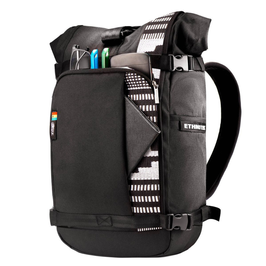 Rucksack Raja Lite Ecopack 30 Bantam – Kente, seitliche Ansicht