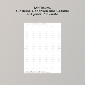 Create Space in 2026 – Abreißkalender von Familiar Faces: Rückseiten