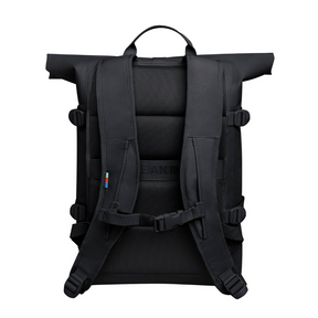 Got Bag RollTop 2.0 Schwarz von hinten