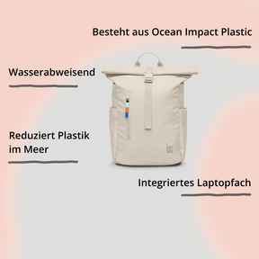 RollTop Rucksack Mini Easy von Got Bag  Softshell mit Impact