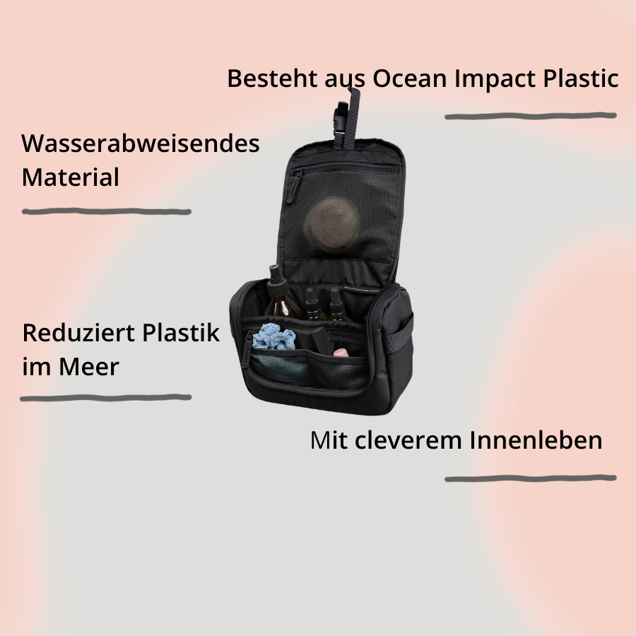 Waschtasche  aus Ocean Impact Plastic von Got Bag mit Impact