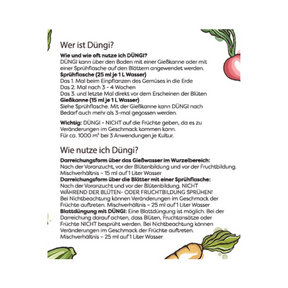 Düngi von Green Mundo – Etikett