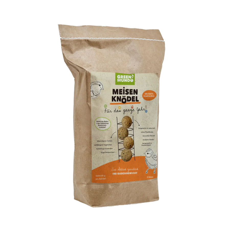 Meisenknödel (8 Stk.) von Green Mundo Verpackung