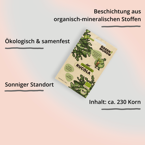 Saatgut Rucola von Green Mundo mit Impact