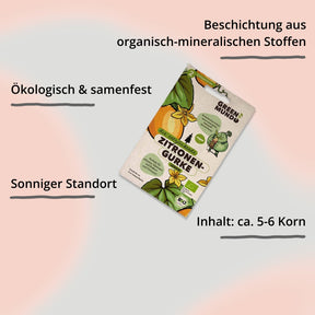 Saatgut Zitronengurke von Green Mundo mit Impact