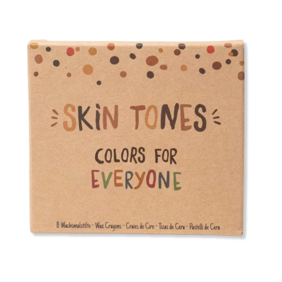 Hautfarben Wax Crayons (Englisch) – Verpackung