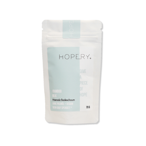 Meersalz Badeschaum – Bamboo Milk von Hopery, Verpackung