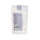 Meersalz Badeschaum – Lavender Orange von Hopery, Verpackung