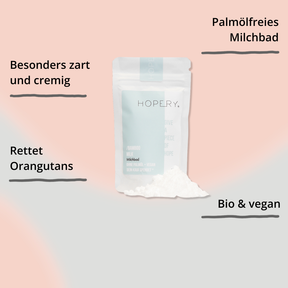 Milchbad – Bamboo Milk von Hopery, Verpackung mit Impact