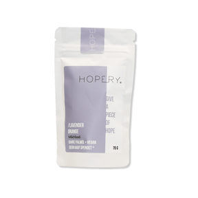 Milchbad – Lavender Orange von Hopery, Verpackung