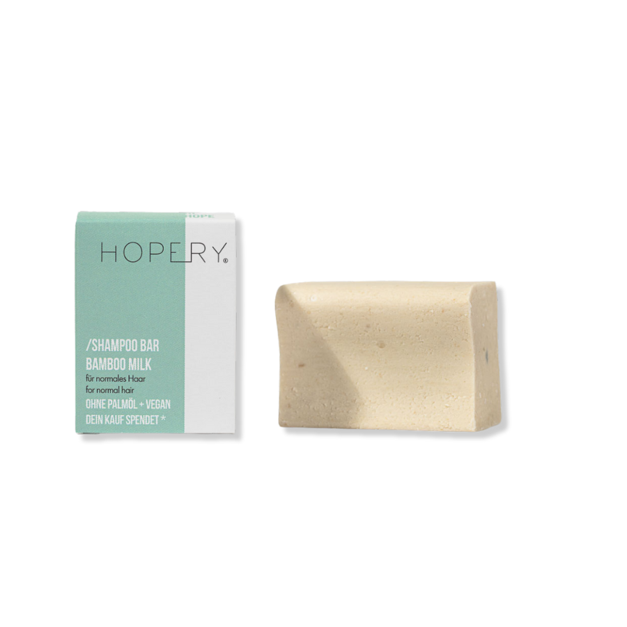 Hopery Shampoo Bar für normales Haar Bamboo Milk